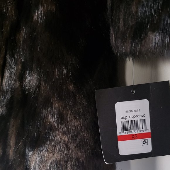 Ellen Tracy Outerwear Women's Faux-Fur Coat XS - Picture 4 of 8